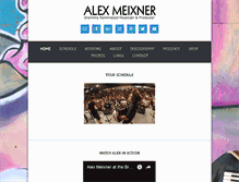 Tablet Screenshot of alexmeixner.com